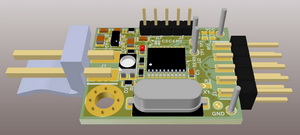 STM8S Blinky PCB