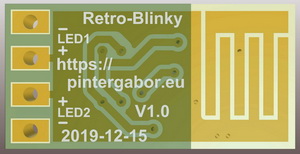 Retro Blinky PCB